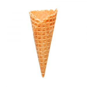 Вафельний ріжок «Ванільний» 125 мм, кут 23° (420 шт/ящик)